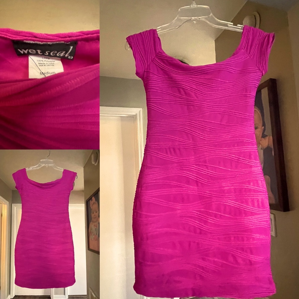 Hot Pink Mini Dress